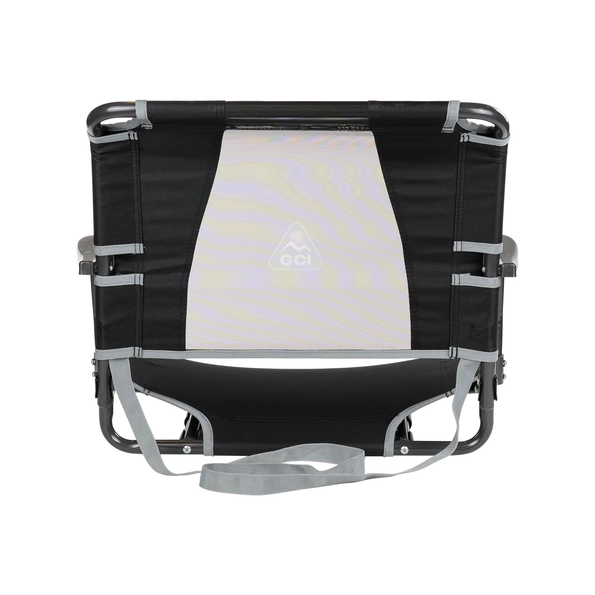 Bleacher-Friendly Big Comfort Stadium Chair with Armrests - Choice 465 - Bleacher-Friendly Stadium Chair with Back Support Detail