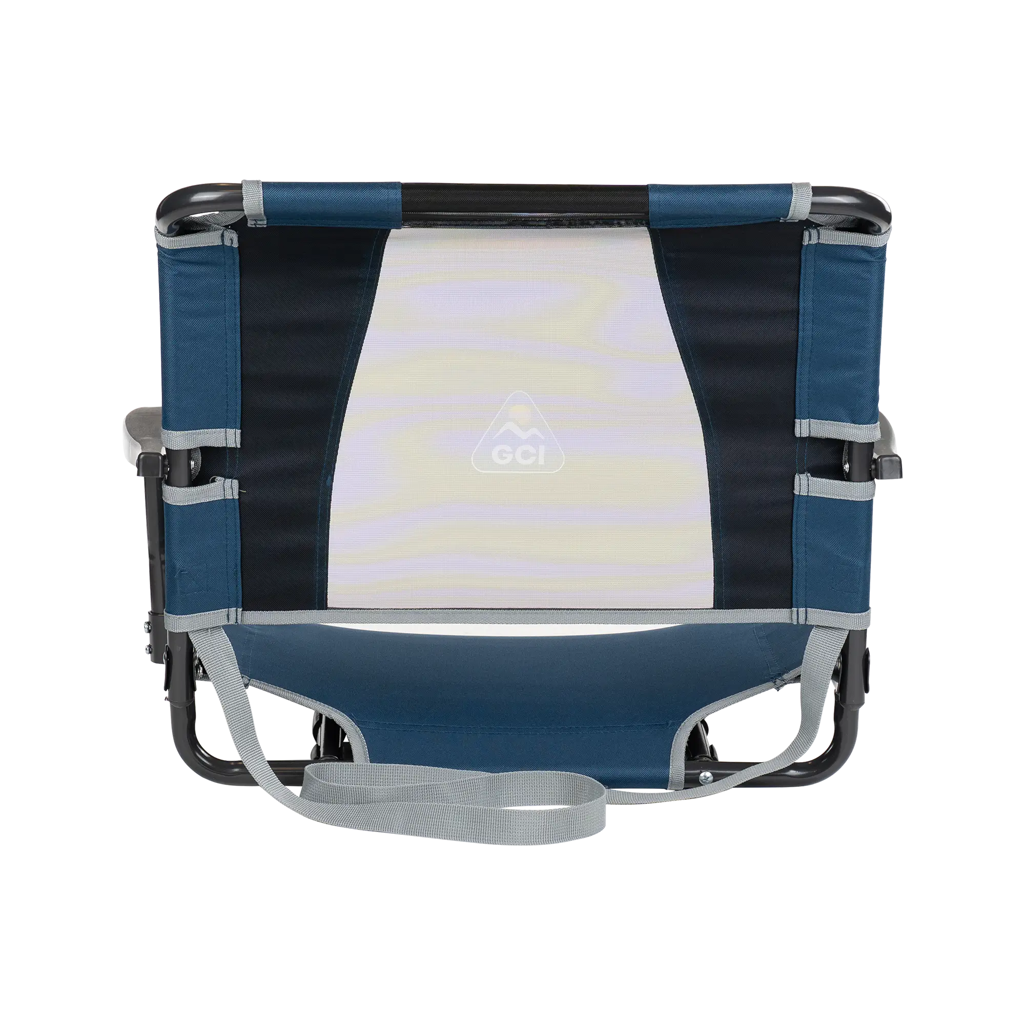 Bleacher-Friendly Big Comfort Stadium Chair with Armrests - Choice 465 - Bleacher-Friendly Stadium Chair with Back Support Detail