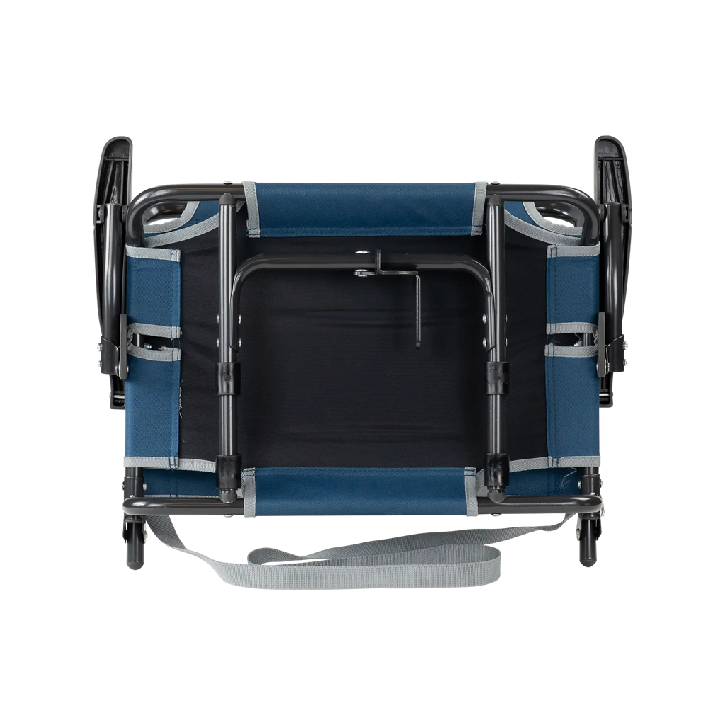 Bleacher-Friendly Big Comfort Stadium Chair with Armrests - Choice 465 - Bleacher-Friendly Stadium Chair with Back Support Detail