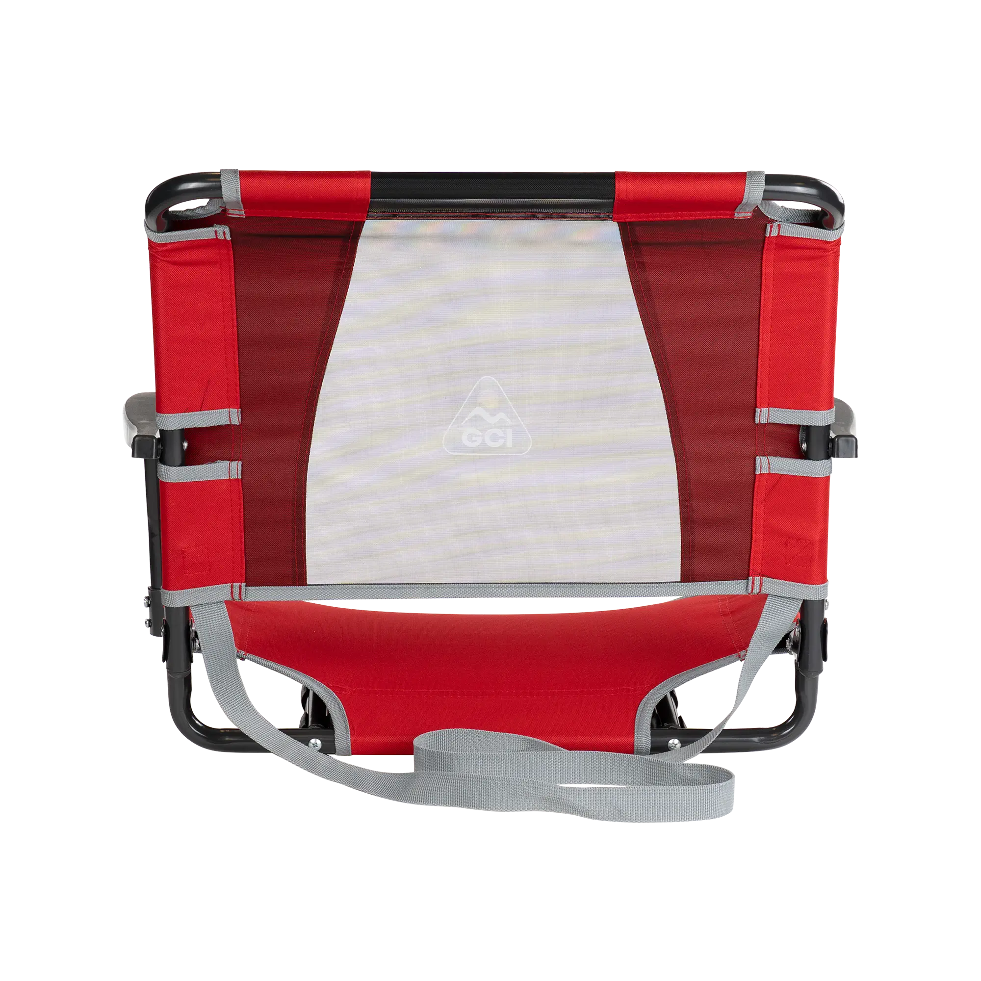 Bleacher-Friendly Big Comfort Stadium Chair with Armrests - Choice 465 - Bleacher-Friendly Stadium Chair with Back Support Detail