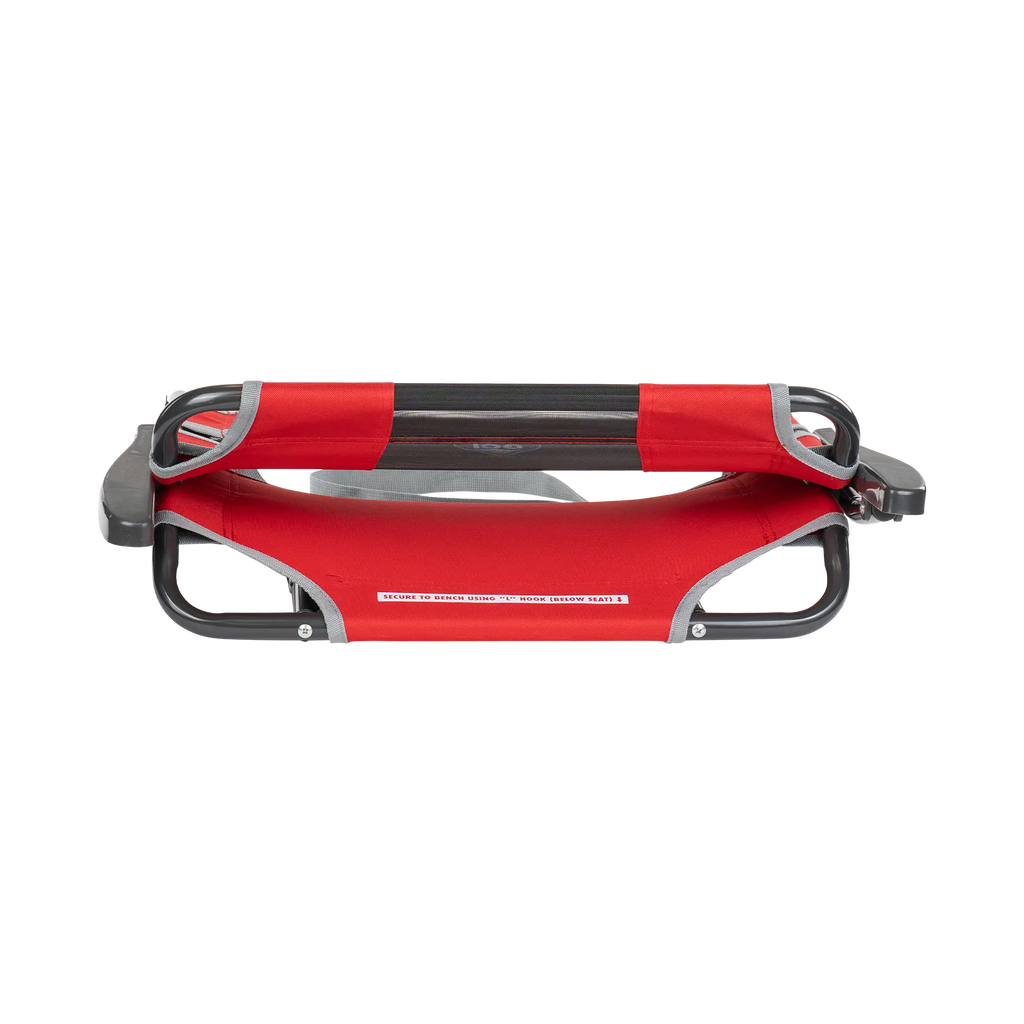 Bleacher-Friendly Big Comfort Stadium Chair with Armrests - Choice 465 - Bleacher-Friendly Stadium Chair with Back Support Detail