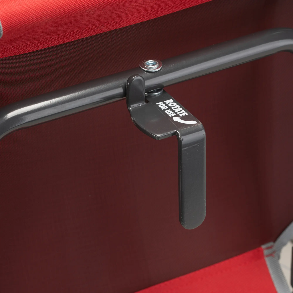 Bleacher-Friendly Big Comfort Stadium Chair with Armrests - Choice 465 - Bleacher-Friendly Stadium Chair with Back Support Detail