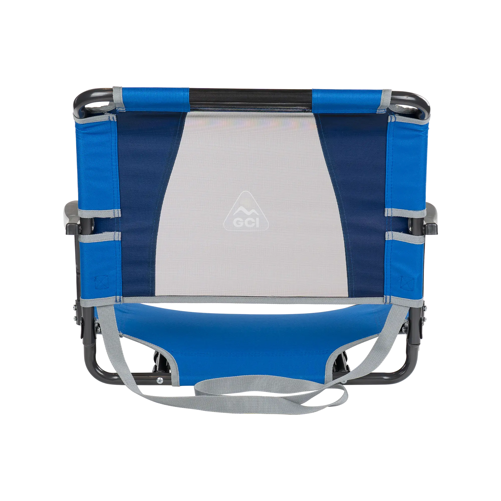 Bleacher-Friendly Big Comfort Stadium Chair with Armrests - Choice 465 - Bleacher-Friendly Stadium Chair with Back Support Detail