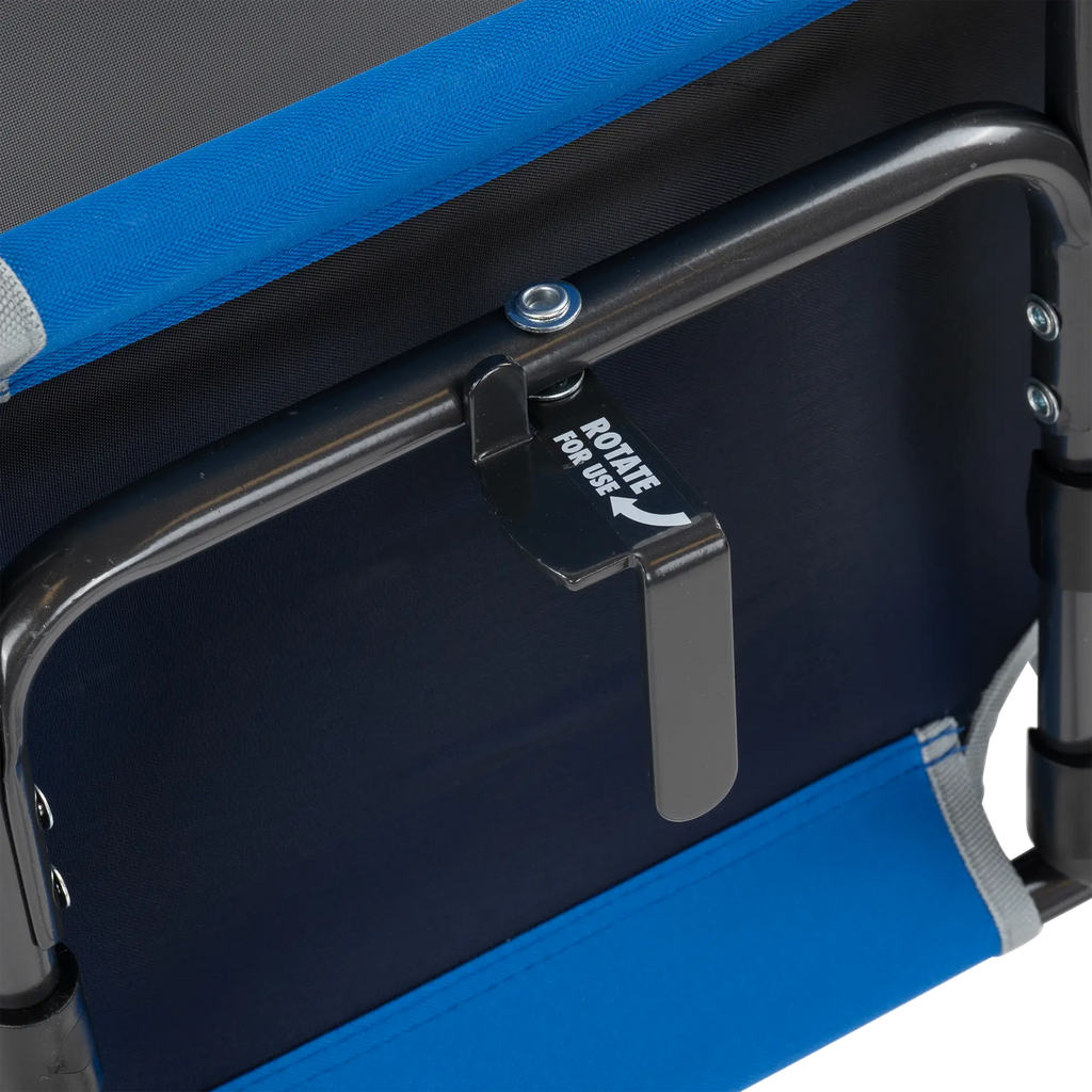 Bleacher-Friendly Big Comfort Stadium Chair with Armrests - Choice 465 - Bleacher-Friendly Stadium Chair with Back Support Detail