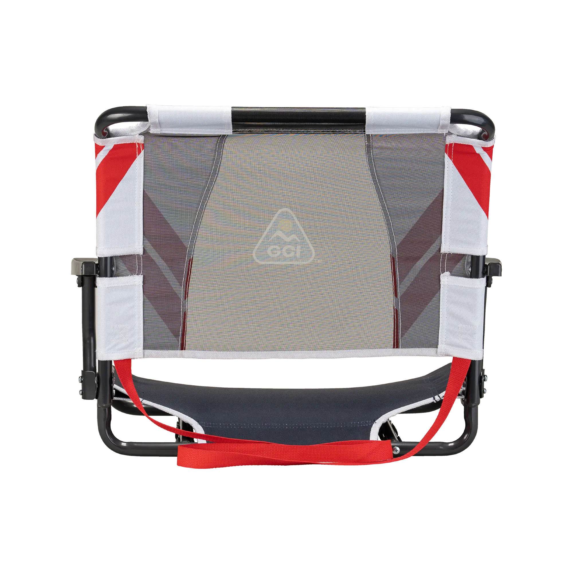 Bleacher-Friendly Big Comfort Stadium Chair with Armrests - Choice 465 - Bleacher-Friendly Stadium Chair with Back Support Detail