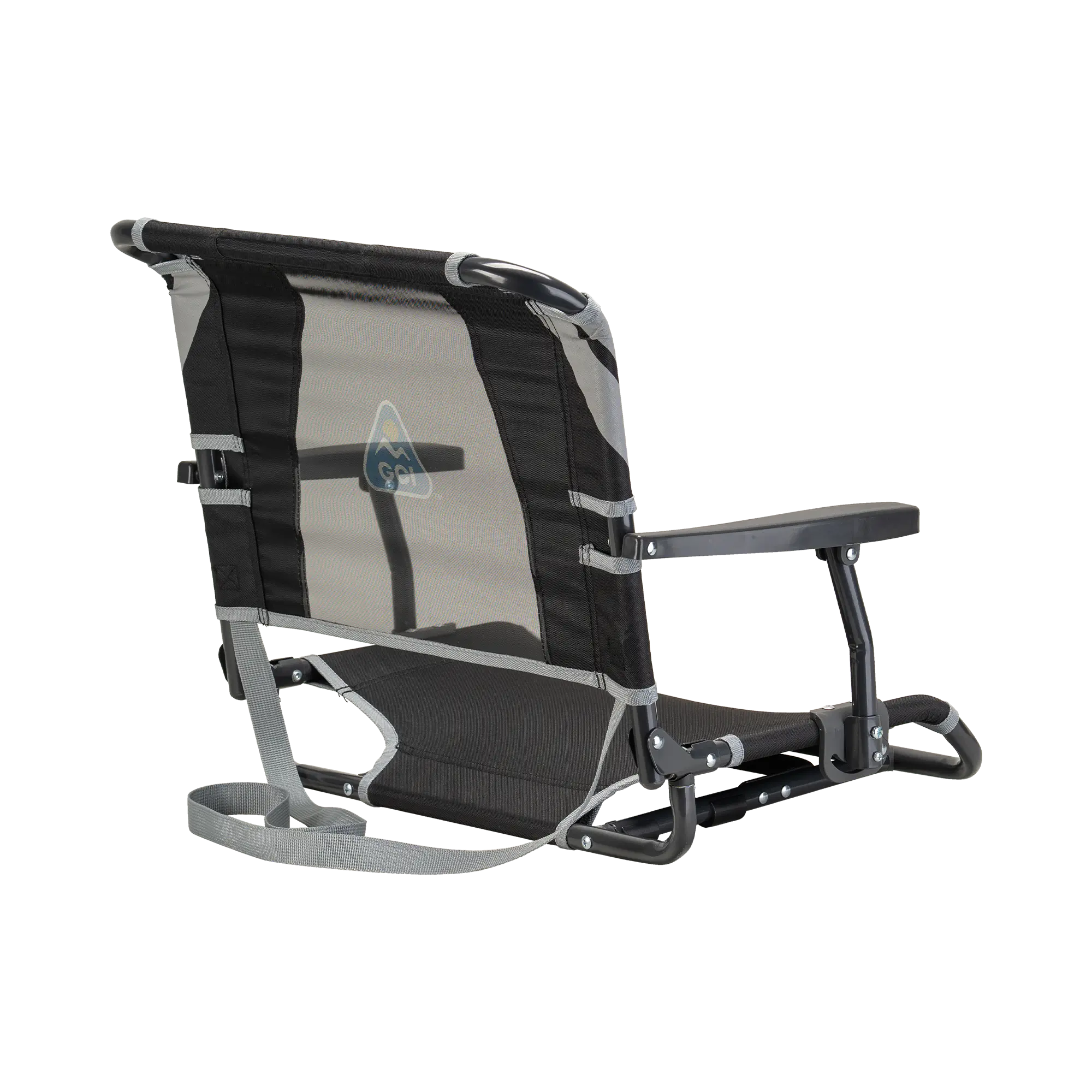 Bleacher-Friendly Big Comfort Stadium Chair with Armrests - Choice 465 - Bleacher-Friendly Stadium Chair with Back Support Detail
