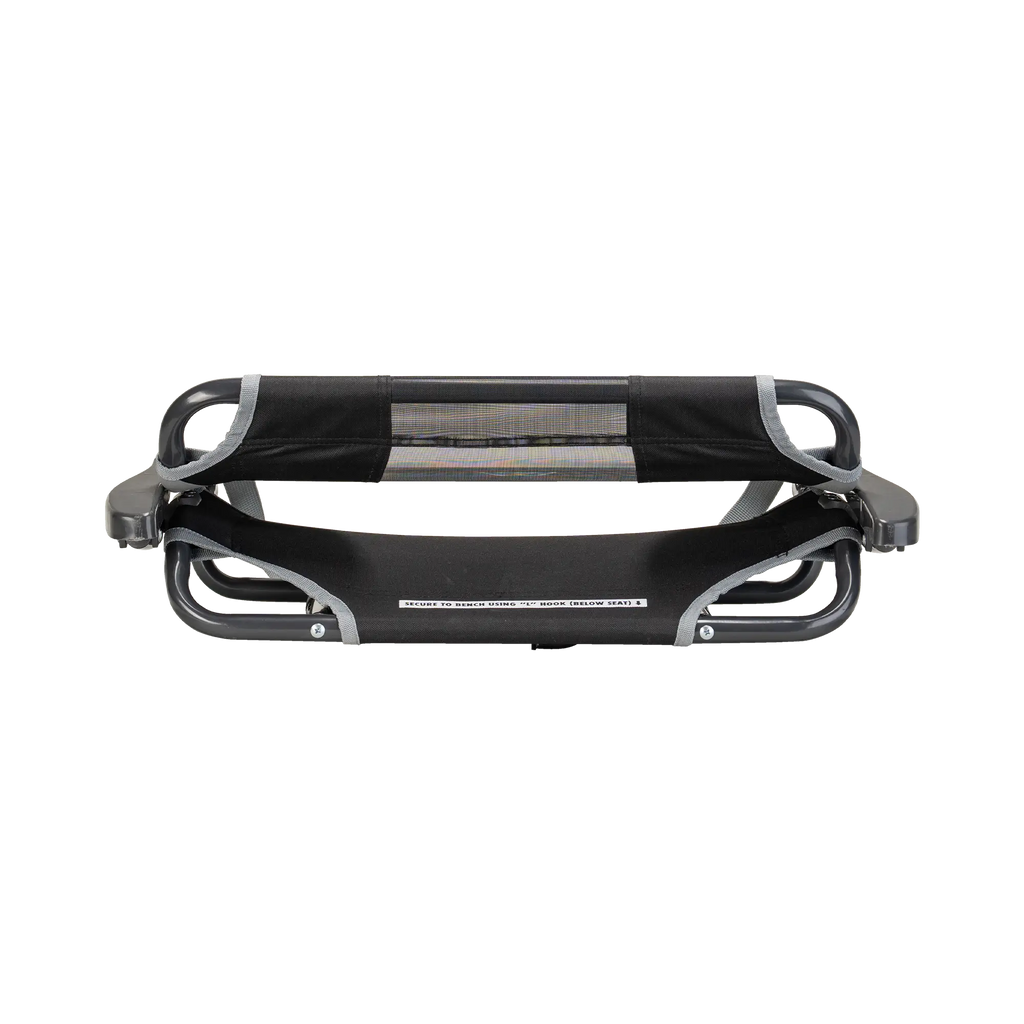 Bleacher-Friendly Big Comfort Stadium Chair with Armrests - Choice 465 - Bleacher-Friendly Stadium Chair with Back Support Detail