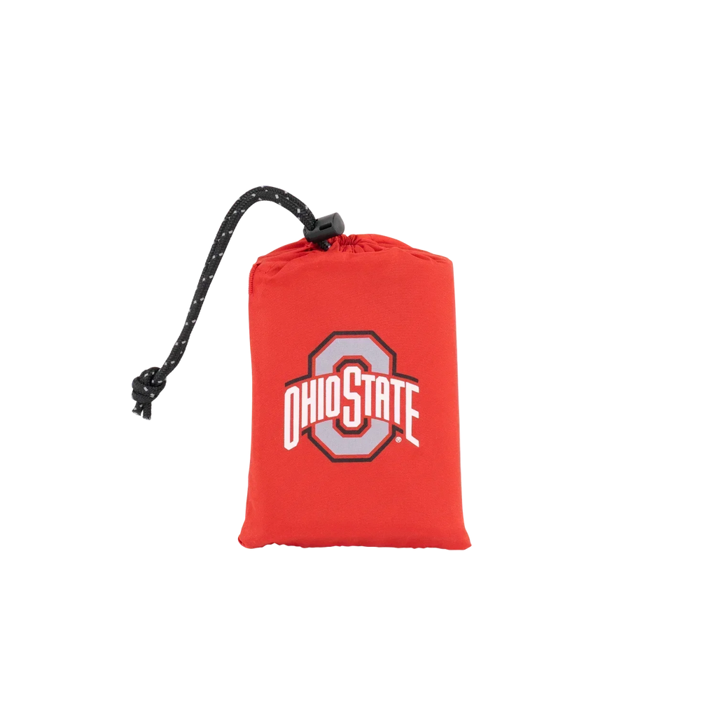 Bleacher-Friendly College V Seat Inflatable Stadium Cushion - Ohio State Buckeyes - Choice 778 - Bleacher-Friendly Stadium Chair with Back Support Detail