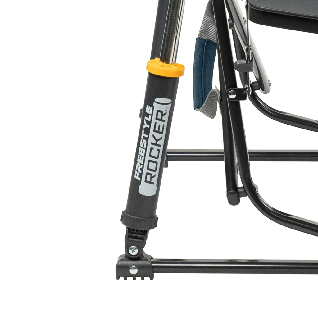Luxury Camp Freestyle Rocker with Side Table - Choice 853 - Freestyle Rocker Portable Outdoor Folding Chair Detail