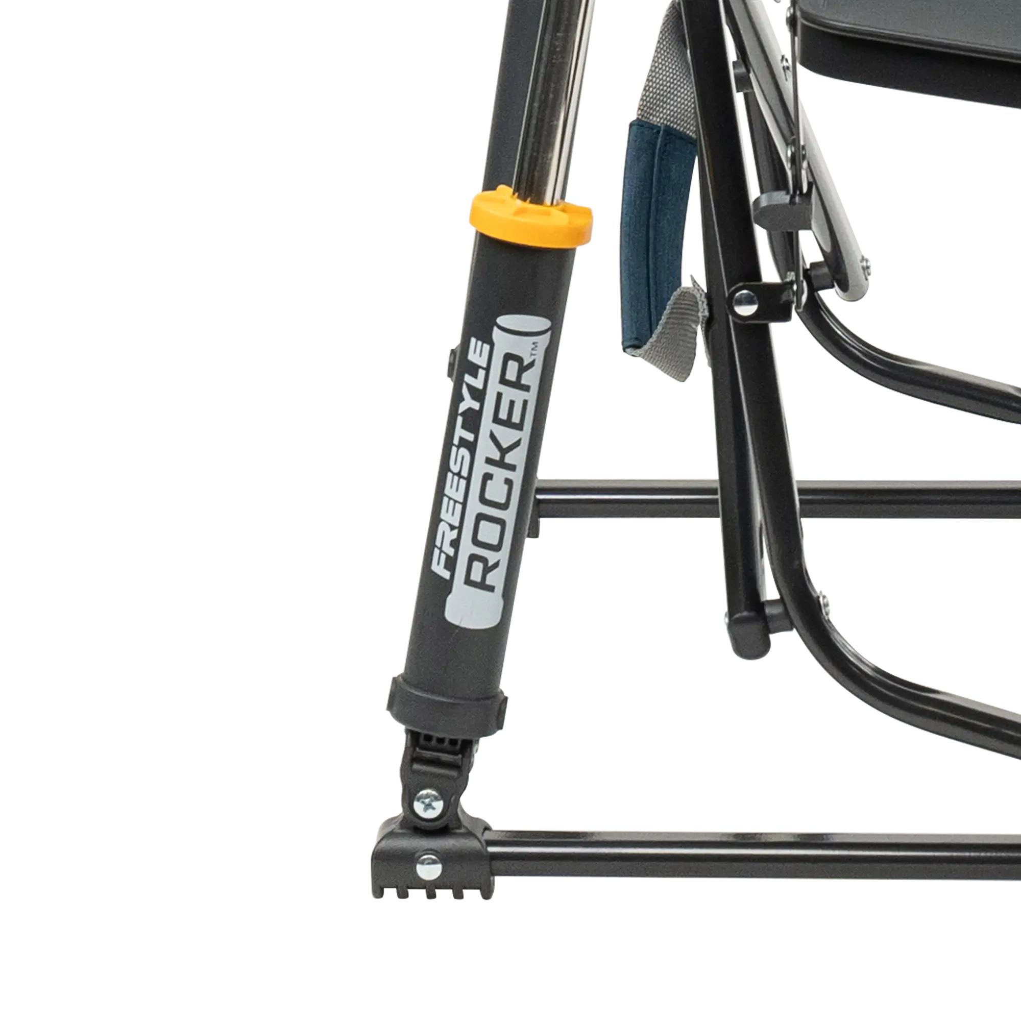 Luxury Camp Freestyle Rocker with Side Table - Choice 853 - Freestyle Rocker Portable Outdoor Folding Chair Detail