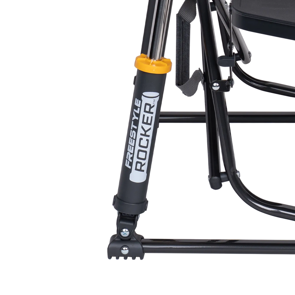 Luxury Camp Freestyle Rocker with Side Table - Choice 853 - Freestyle Rocker Portable Outdoor Folding Chair Detail