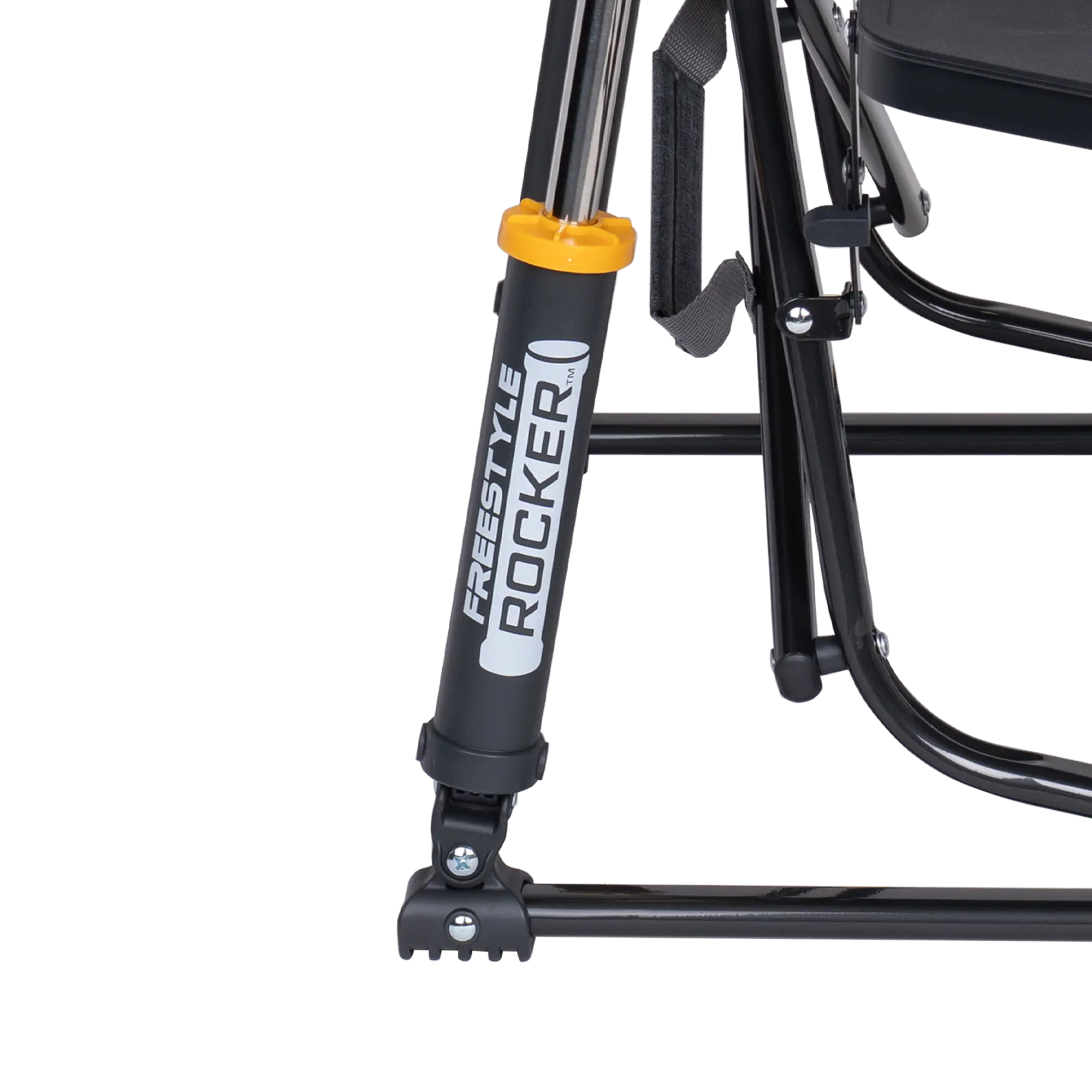 Luxury Camp Freestyle Rocker with Side Table - Choice 853 - Freestyle Rocker Portable Outdoor Folding Chair Detail