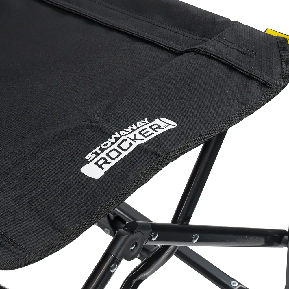 Premium All-Weather Stowaway Rocker - Choice 794 - Patented Spring-Action Rocking Chair for Camping Detail