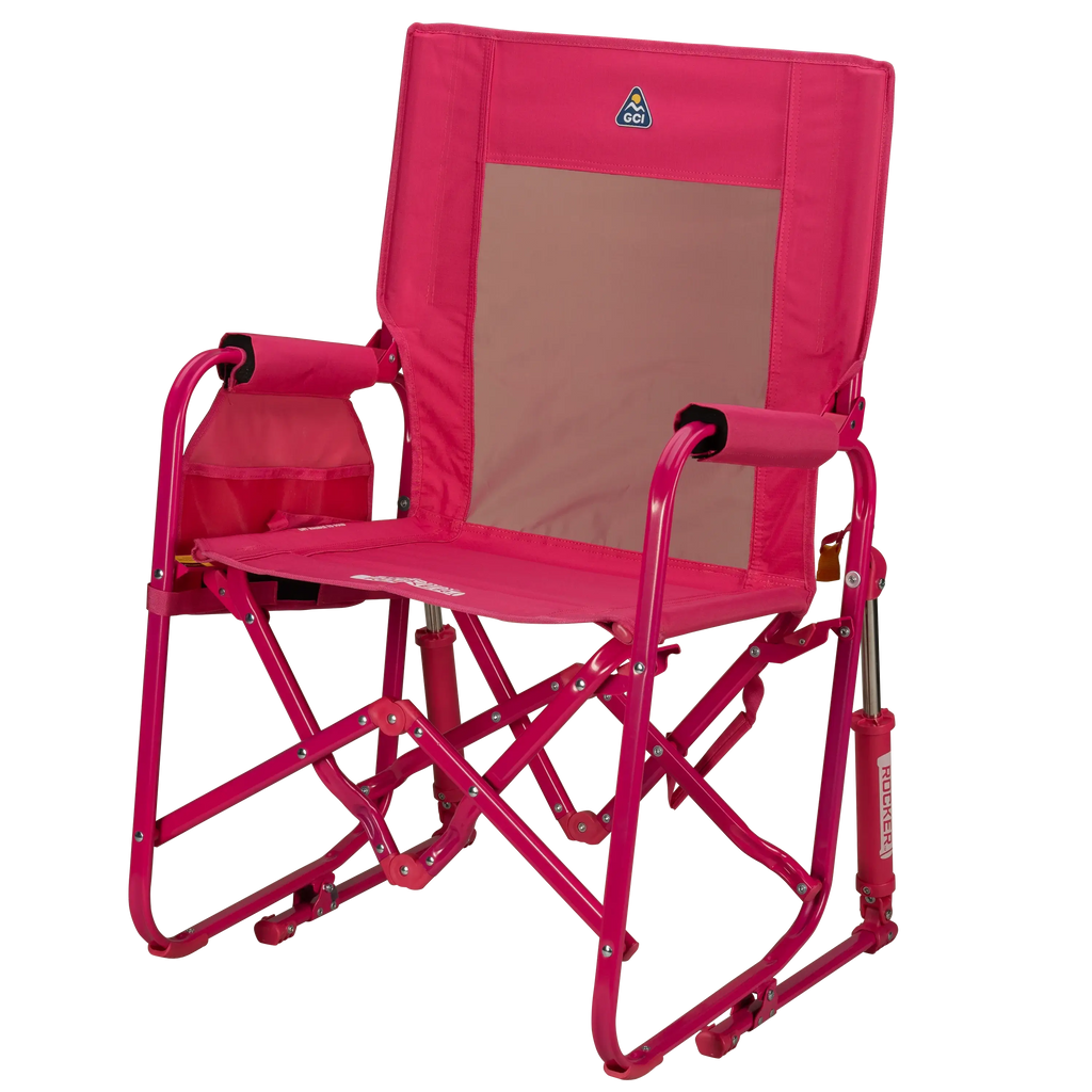 Premium All-Weather Stowaway Rocker - Choice 794 - Patented Spring-Action Rocking Chair for Camping Detail