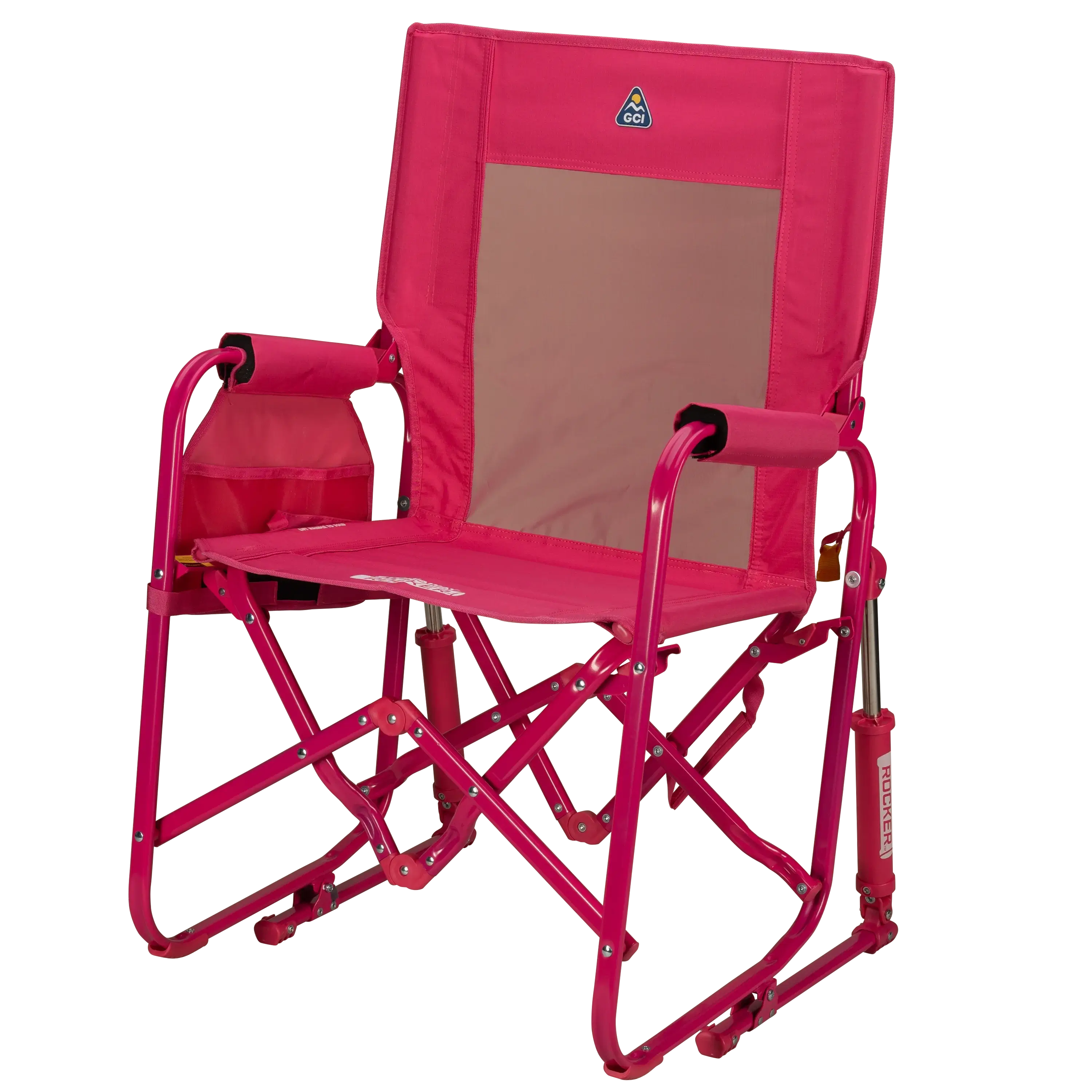 Premium All-Weather Stowaway Rocker - Choice 794 - Patented Spring-Action Rocking Chair for Camping Detail