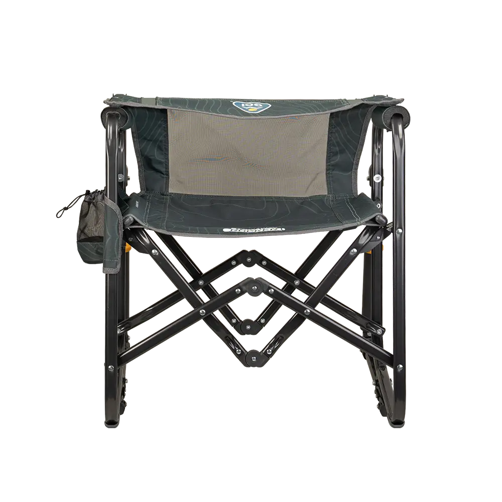 Premium All-Weather Stowaway Rocker - Choice 794 - Patented Spring-Action Rocking Chair for Camping Detail