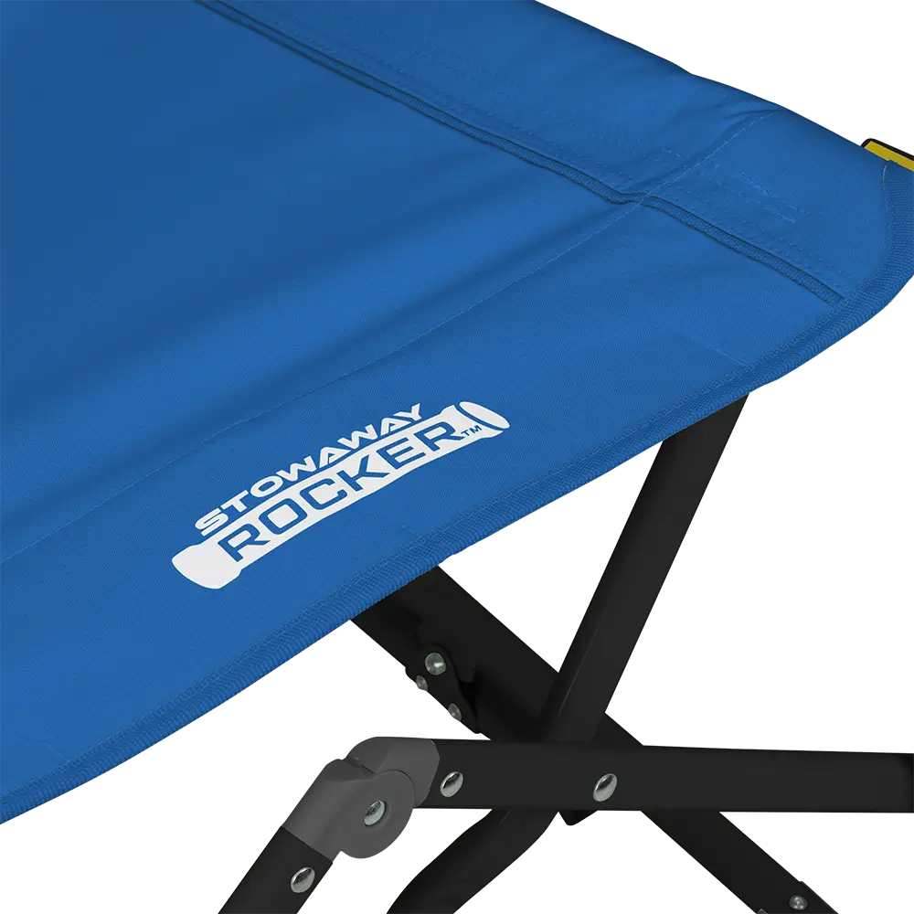 Premium All-Weather Stowaway Rocker - Choice 794 - Patented Spring-Action Rocking Chair for Camping Detail