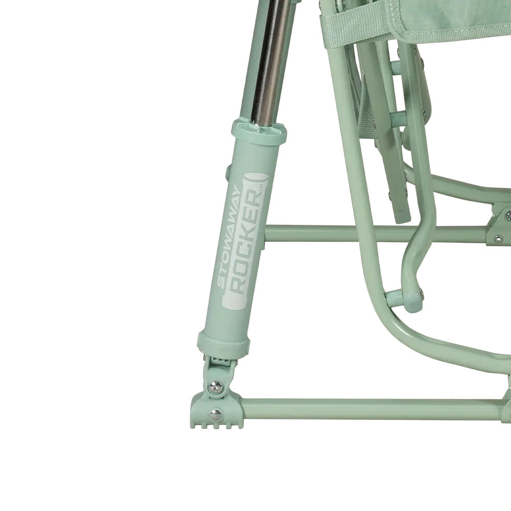 Premium All-Weather Stowaway Rocker - Choice 794 - Patented Spring-Action Rocking Chair for Camping Detail