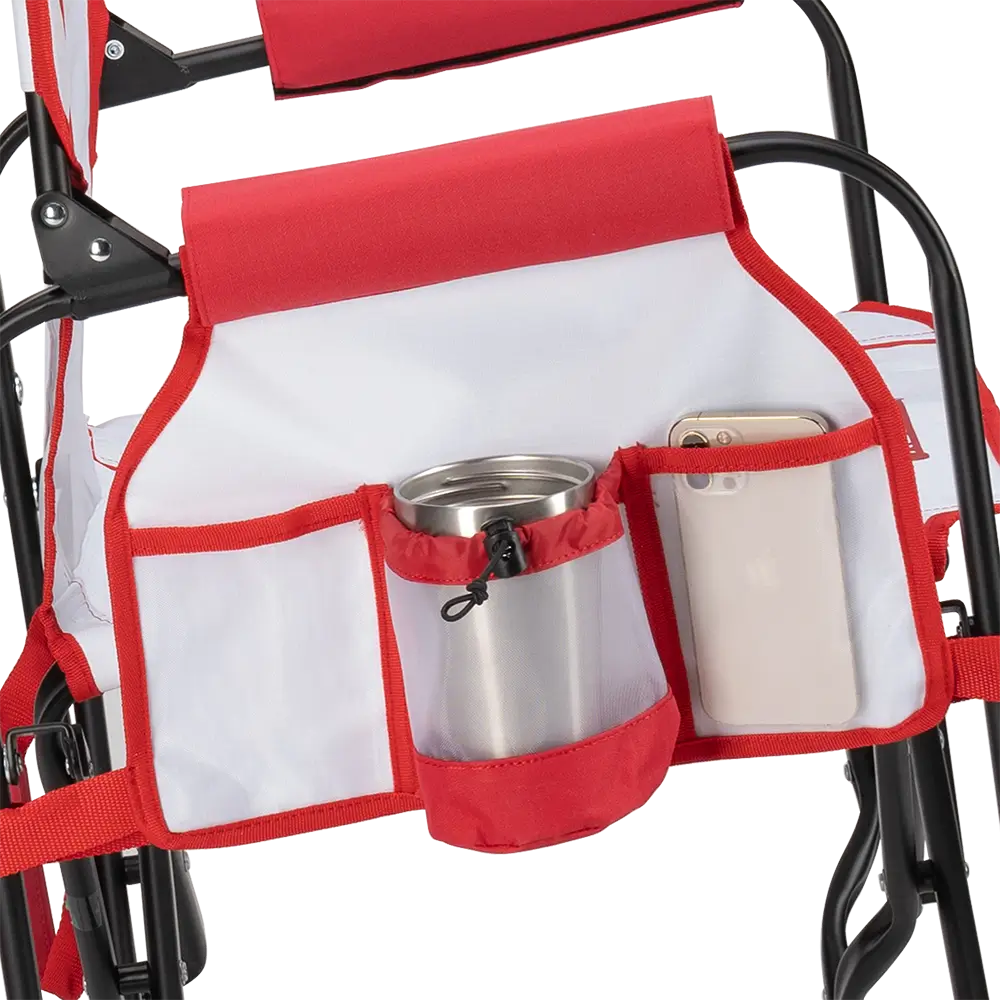 Premium All-Weather Stowaway Rocker - Choice 794 - Patented Spring-Action Rocking Chair for Camping Detail