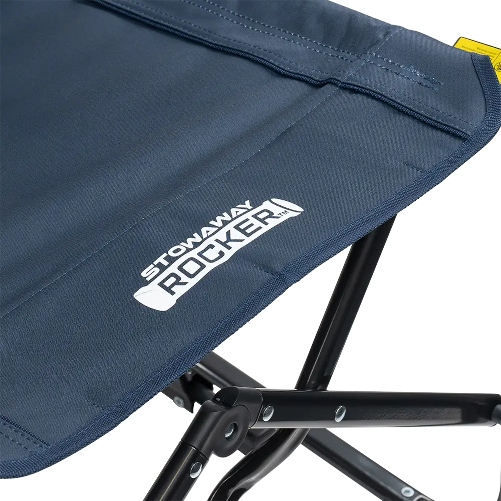 Premium All-Weather Stowaway Rocker - Choice 794 - Patented Spring-Action Rocking Chair for Camping Detail