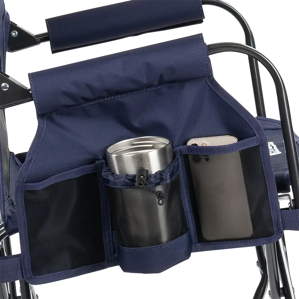 Premium All-Weather Stowaway Rocker - Choice 794 - Patented Spring-Action Rocking Chair for Camping Detail