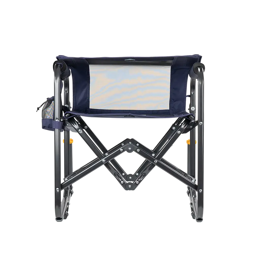 Premium All-Weather Stowaway Rocker - Choice 794 - Patented Spring-Action Rocking Chair for Camping Detail
