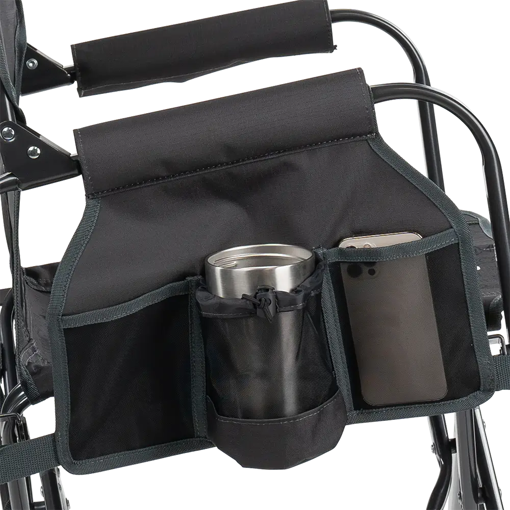 Premium All-Weather Stowaway Rocker - Choice 794 - Patented Spring-Action Rocking Chair for Camping Detail