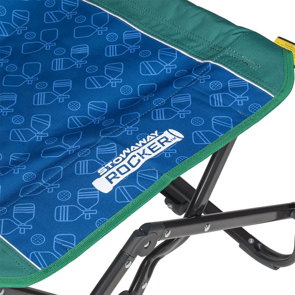 Premium All-Weather Stowaway Rocker - Choice 794 - Patented Spring-Action Rocking Chair for Camping Detail