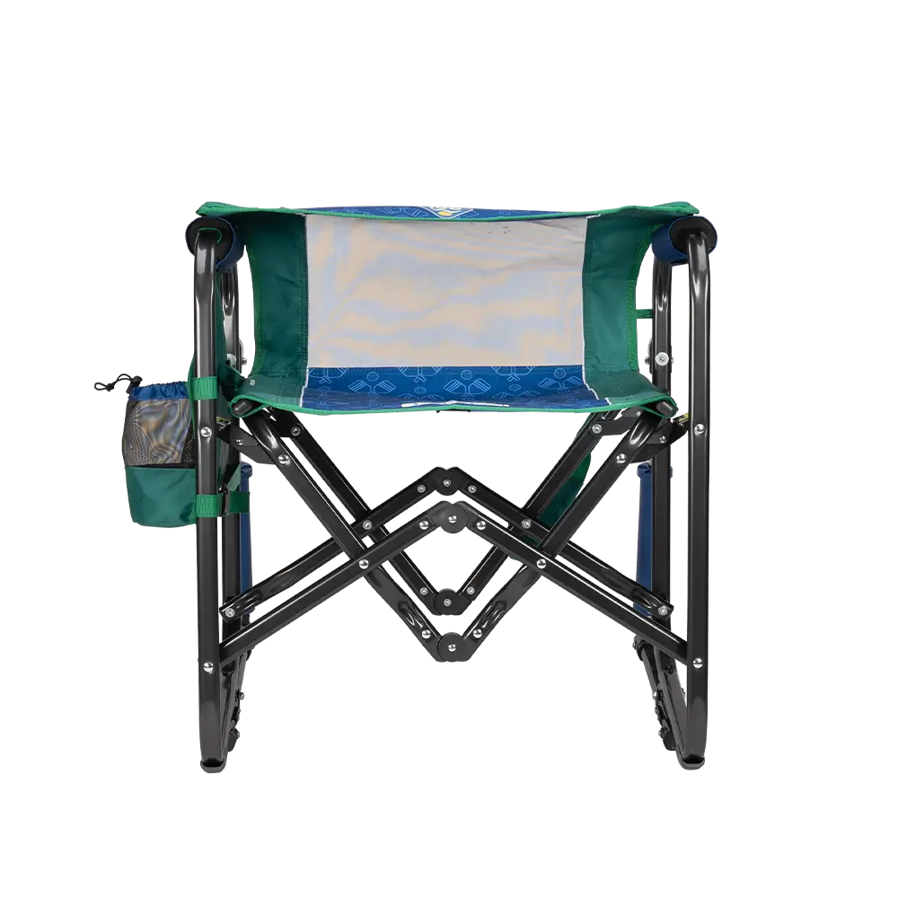 Premium All-Weather Stowaway Rocker - Choice 794 - Patented Spring-Action Rocking Chair for Camping Detail
