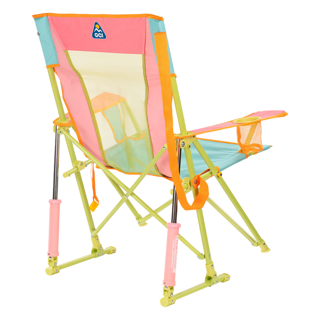 Luxury Camp Comfort Pro Rocker - Choice 375 - Freestyle Rocker Portable Outdoor Folding Chair Detail