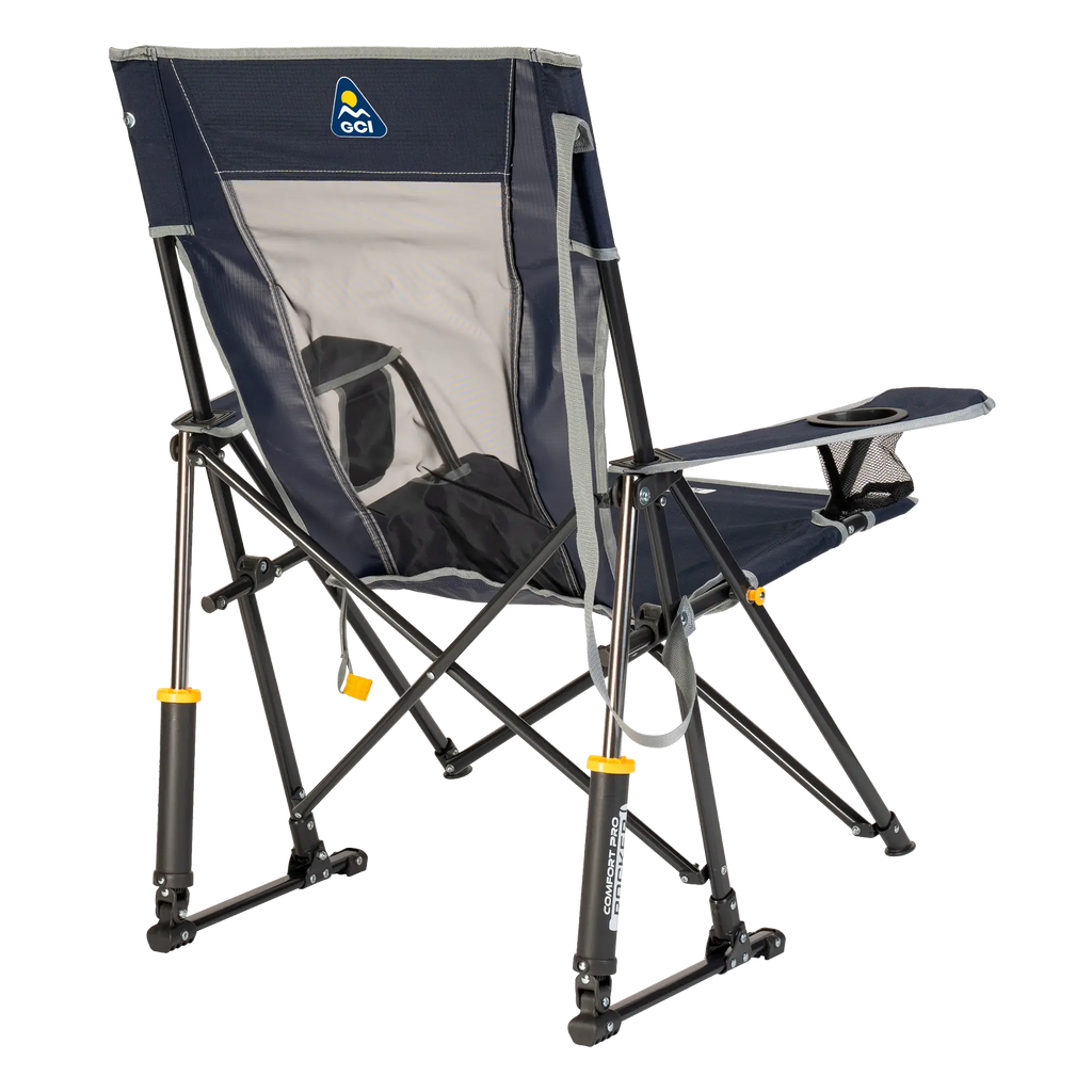 Luxury Camp Comfort Pro Rocker - Choice 375 - Freestyle Rocker Portable Outdoor Folding Chair Detail