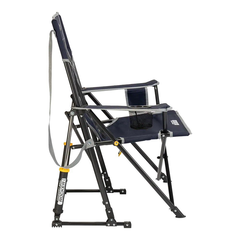 Luxury Camp Comfort Pro Rocker - Choice 375 - Freestyle Rocker Portable Outdoor Folding Chair Detail