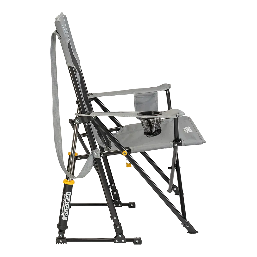 Luxury Camp Comfort Pro Rocker - Choice 375 - Freestyle Rocker Portable Outdoor Folding Chair Detail