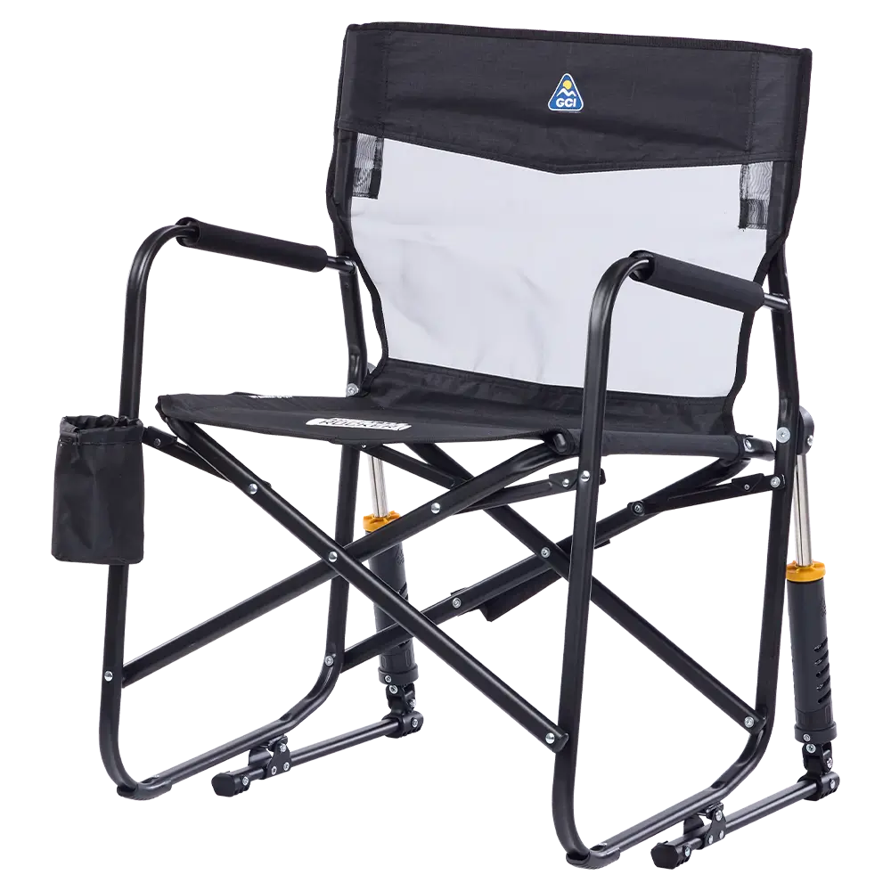 Patented Spring-Action Freestyle Rocker Elite - Choice 460 - Freestyle Rocker Portable Outdoor Folding Chair Detail