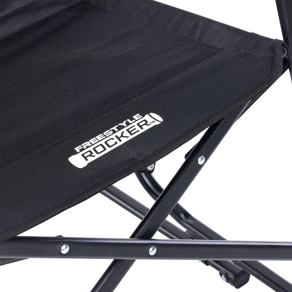Patented Spring-Action Freestyle Rocker Elite - Choice 460 - Freestyle Rocker Portable Outdoor Folding Chair Detail