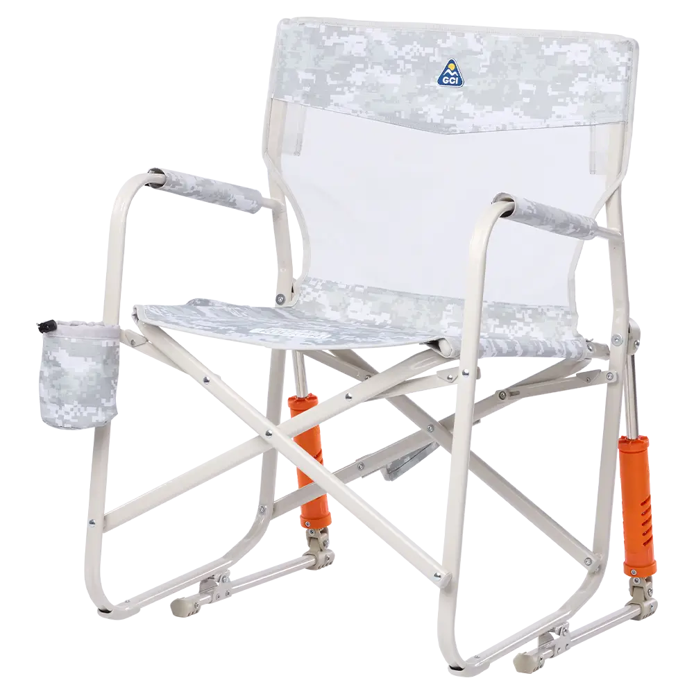 Patented Spring-Action Freestyle Rocker Elite - Choice 460 - Freestyle Rocker Portable Outdoor Folding Chair Detail