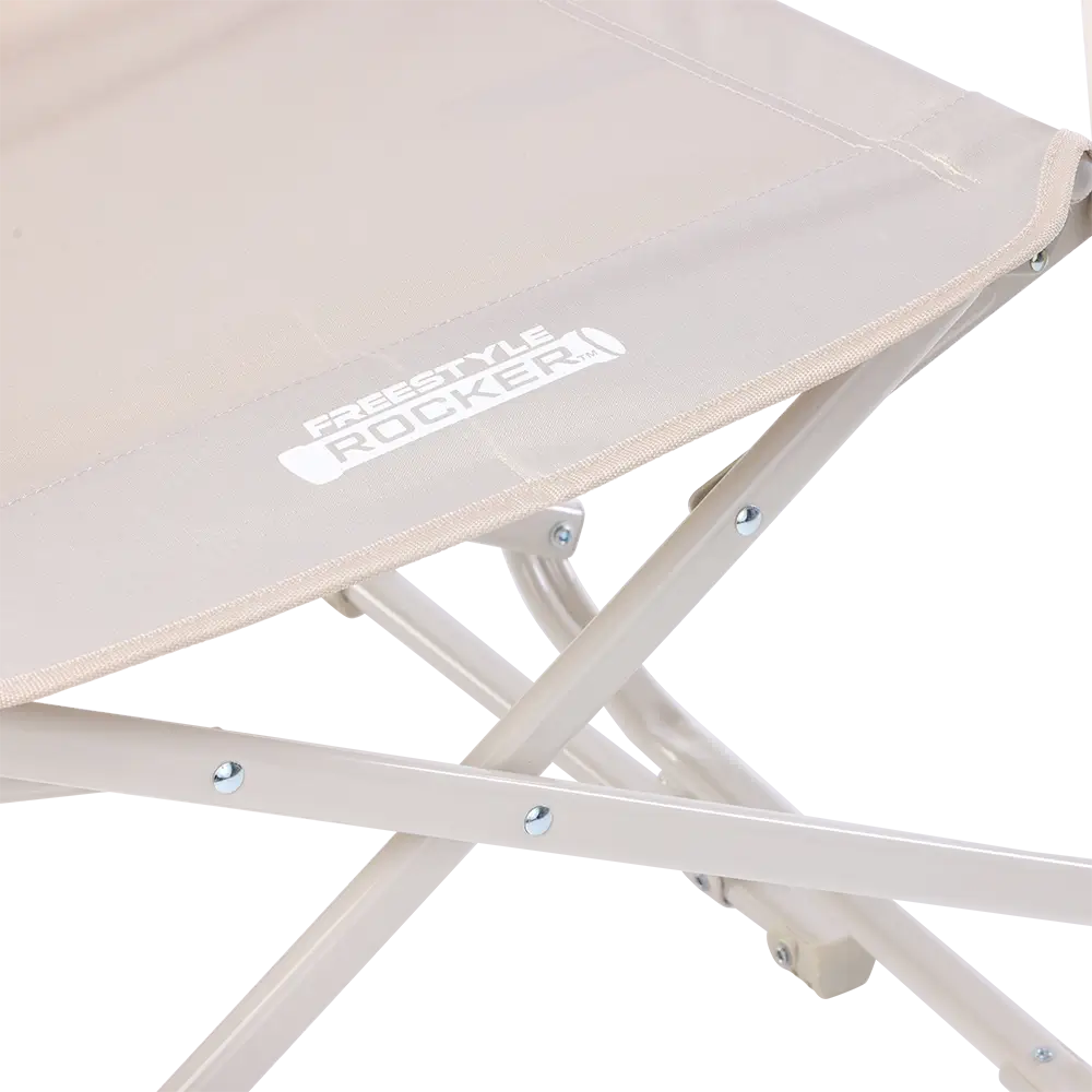 Patented Spring-Action Freestyle Rocker Elite - Choice 460 - Freestyle Rocker Portable Outdoor Folding Chair Detail