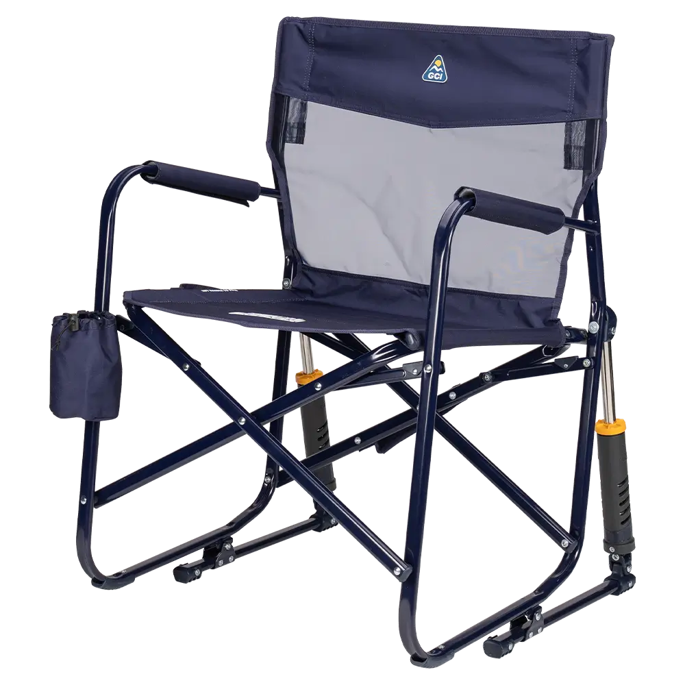 Patented Spring-Action Freestyle Rocker Elite - Choice 460 - Freestyle Rocker Portable Outdoor Folding Chair Detail