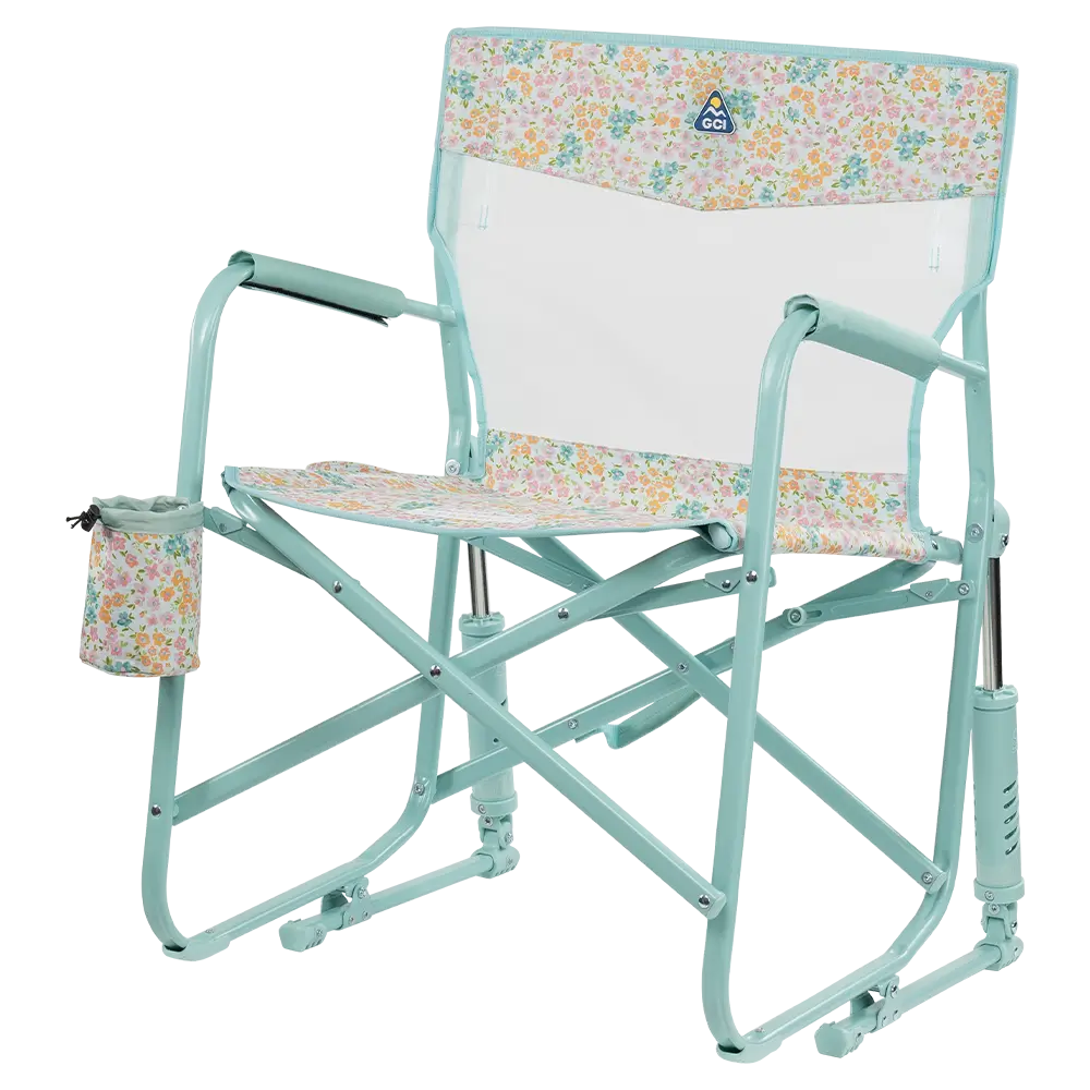 Patented Spring-Action Freestyle Rocker Elite - Choice 460 - Freestyle Rocker Portable Outdoor Folding Chair Detail