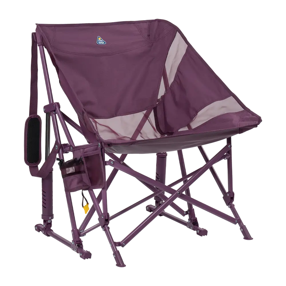 Patented Spring-Action Pod Rocker Elite - Choice 832 - RoadTrip Rocker Smooth Motion Camp Chair - Pastel Amethyst
