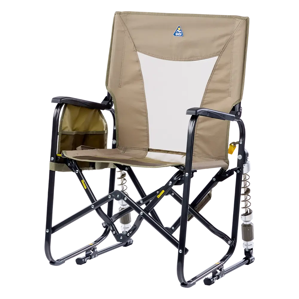 Smooth Motion Adjustable Rocker - Choice 573 - Freestyle Rocker Portable Outdoor Folding Chair Detail