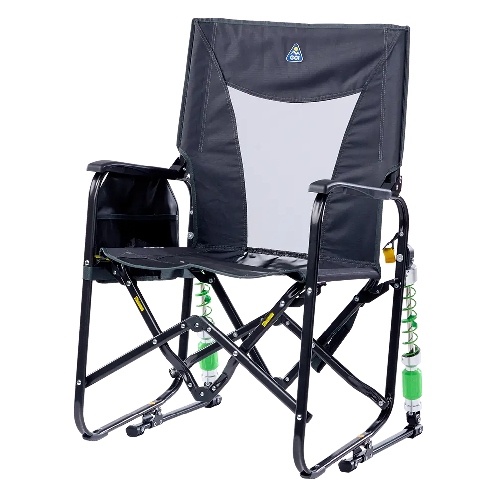 Smooth Motion Adjustable Rocker - Choice 573 - Freestyle Rocker Portable Outdoor Folding Chair Detail