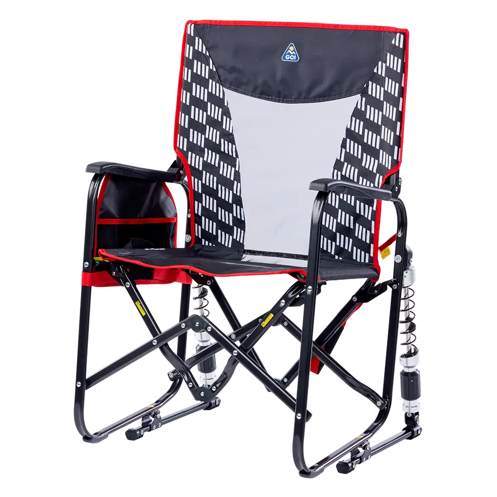 Smooth Motion Adjustable Rocker - Choice 573 - Freestyle Rocker Portable Outdoor Folding Chair Detail