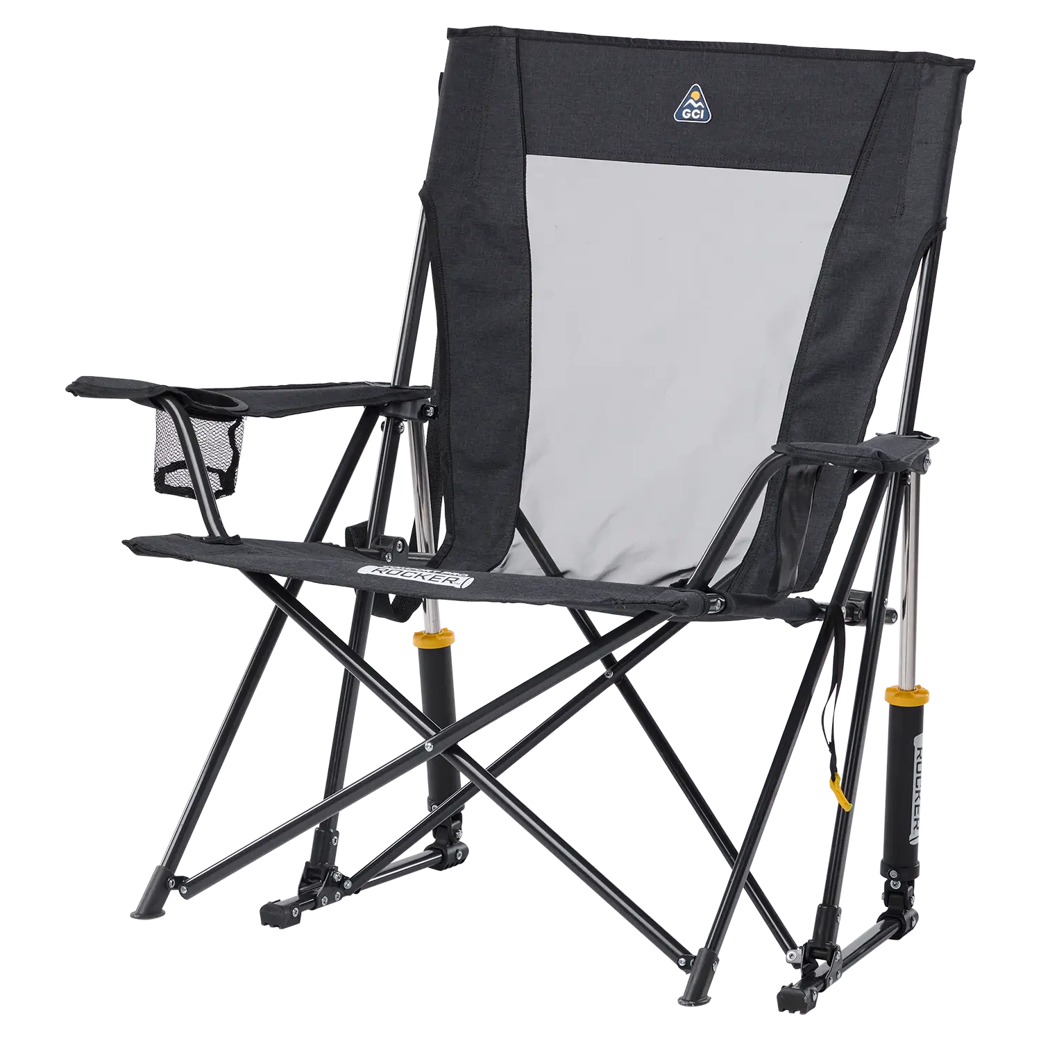 Heavy-Duty Freestyle Comfort Pro Rocker XL - Choice 107 - Heavy-Duty Kickback Rocker with Beverage Holder Detail