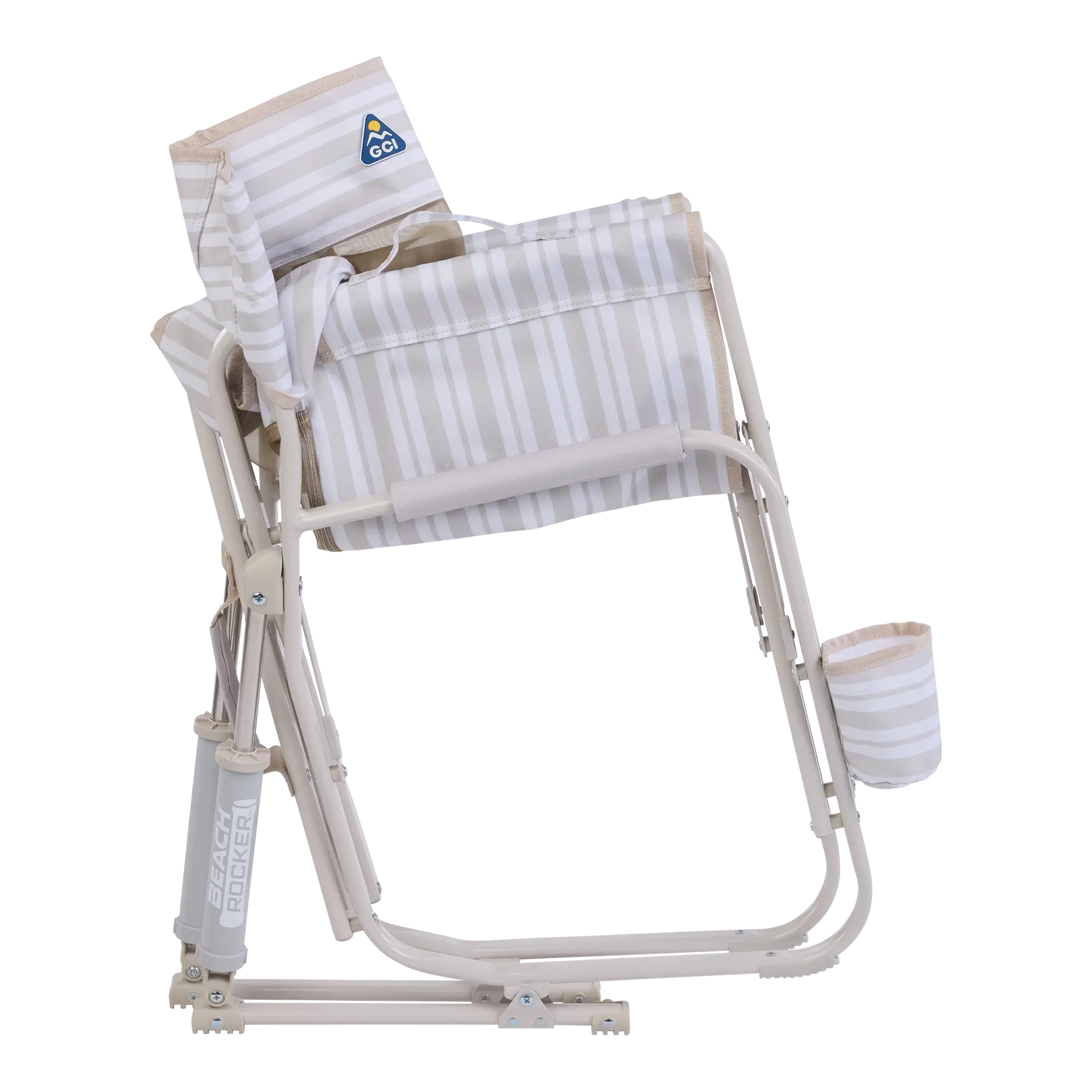 Luxury Camp Beach Rocker - Choice 712 - Freestyle Rocker Portable Outdoor Folding Chair Detail
