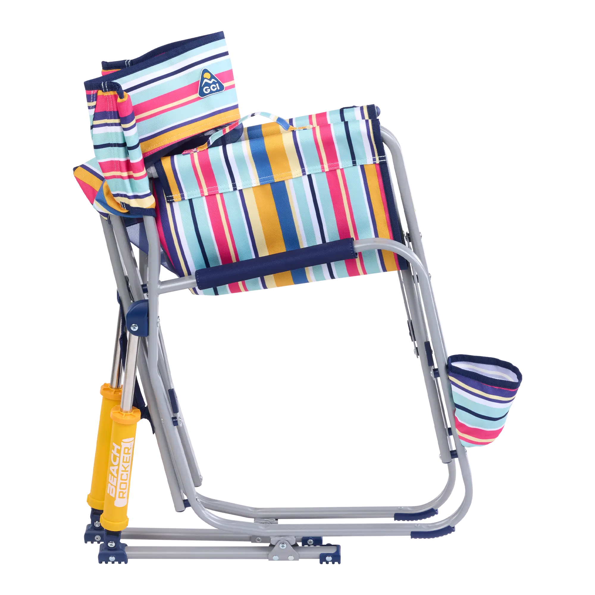 Luxury Camp Beach Rocker - Choice 712 - Freestyle Rocker Portable Outdoor Folding Chair Detail