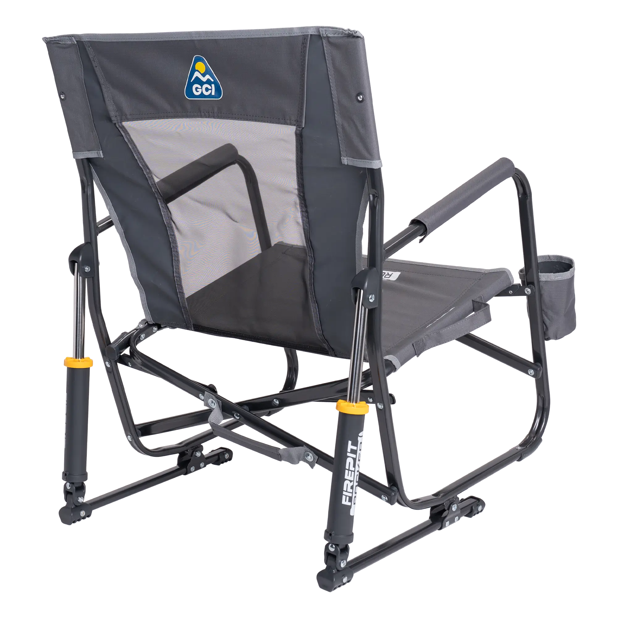 Heavy-Duty Freestyle FirePit Rocker - Choice 737 - RoadTrip Rocker Smooth Motion Camp Chair Detail