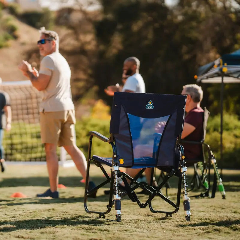 Smooth Motion Adjustable Rocker - Choice 573 - Freestyle Rocker Portable Outdoor Folding Chair Detail