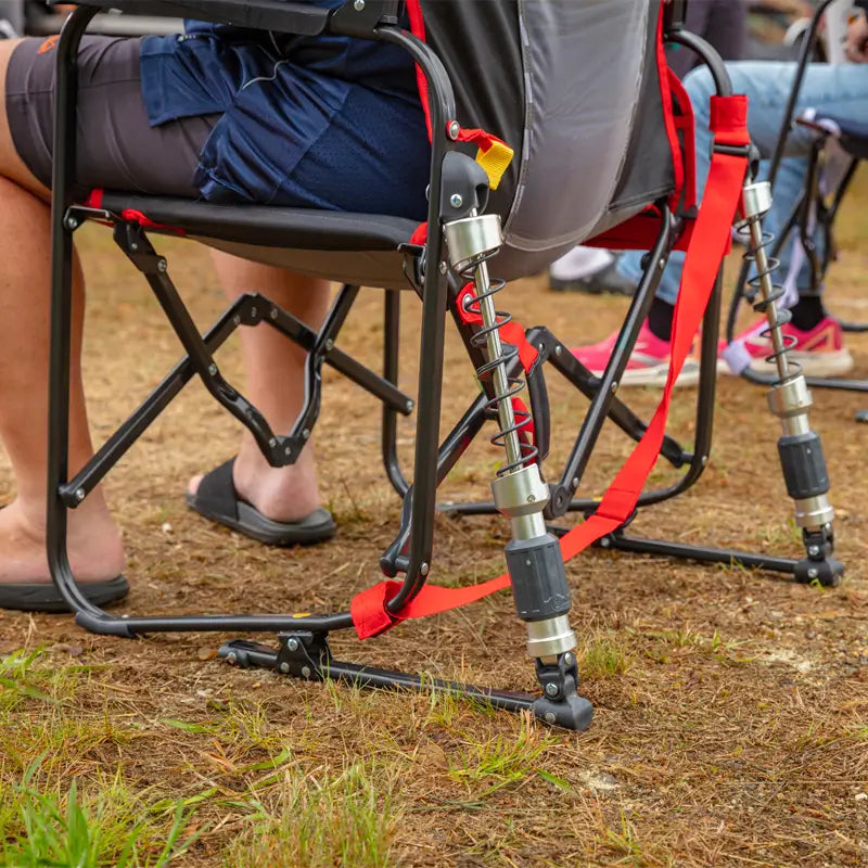 Smooth Motion Adjustable Rocker - Choice 573 - Freestyle Rocker Portable Outdoor Folding Chair Detail
