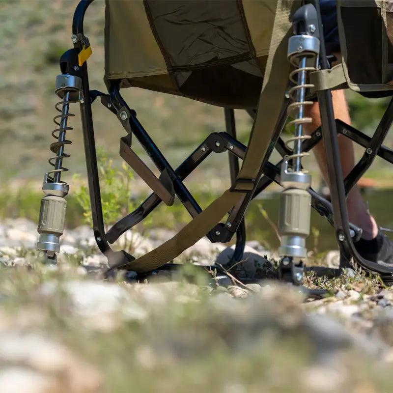Smooth Motion Adjustable Rocker - Choice 573 - Freestyle Rocker Portable Outdoor Folding Chair Detail